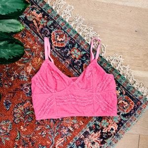 Pink Free People Bralette